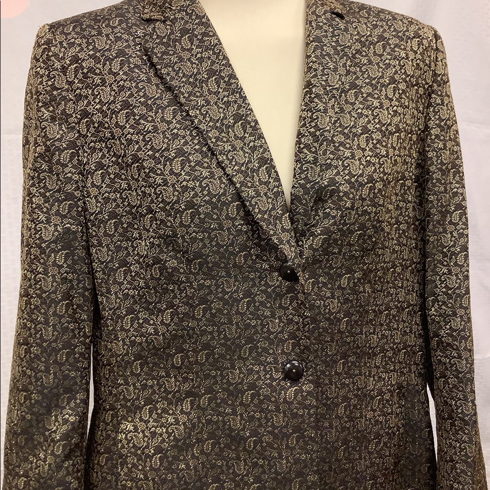 Kasper Patterned Blazer - image 2